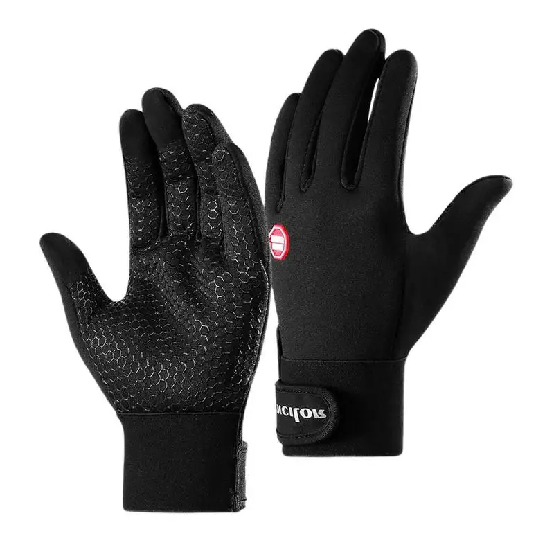 

1 Pair Outdoor Cycling Running Touch Screen Gloves Anti-skid Sun-proof High Temperature Resistance Mountain Bike Warm Keeping