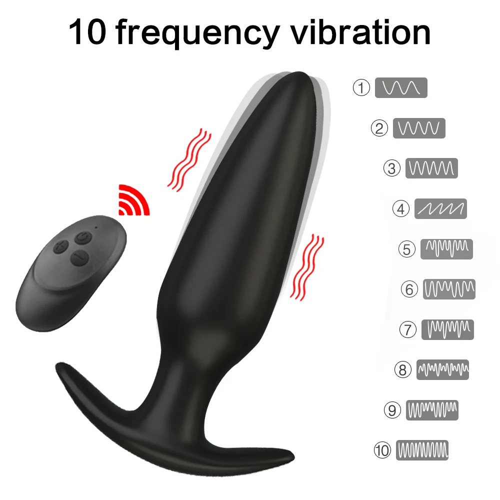 Analvibrator, Prostata-Massagegerät, ferngesteuerter Dildo, Buttplug, Dammstimulator, vibrierendes Sexspielzeug für Erwachsene – für Männer, Frauen und Paare_voghion.com