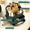 Makeup Organizer Cosmetic Storage Organizer Vanity Countertop Cosmetic Display Box Case with Drawers Cover Waterproof Dust-proof 2