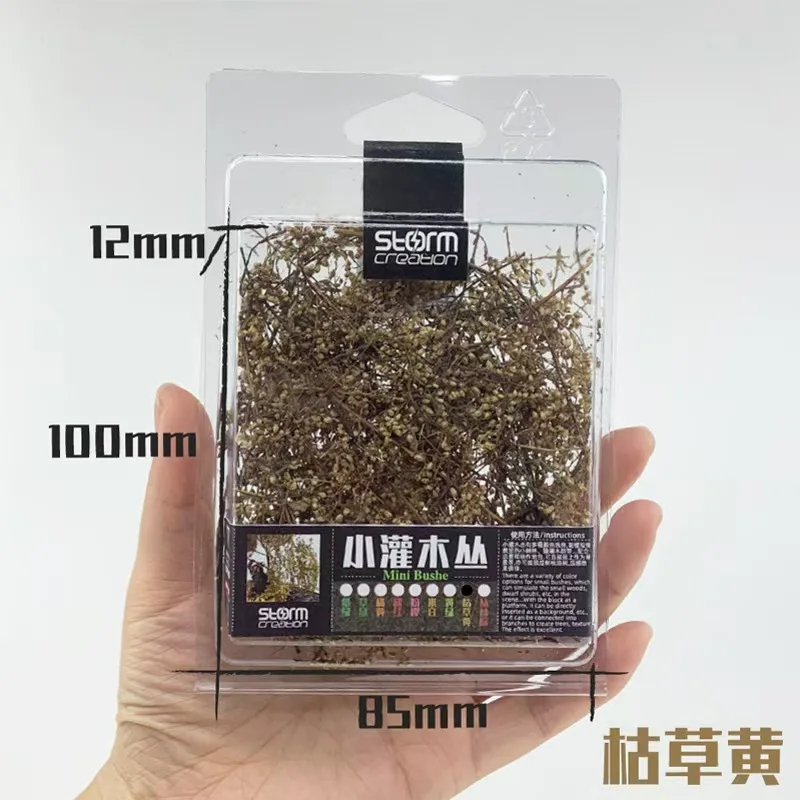 Simulation Forest Bush Cluster Model  Micro Landscape DIY Miniature Plant Creepers Leaves Military Sand Table 5
