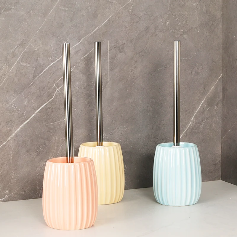 Description Picture 4 of itemCeramic Toilet Brush Set Toilet Accessories Home Decor Hotel Bathroom Utensils Household Cleaning Tools Ceramic Toilet Brush Cup