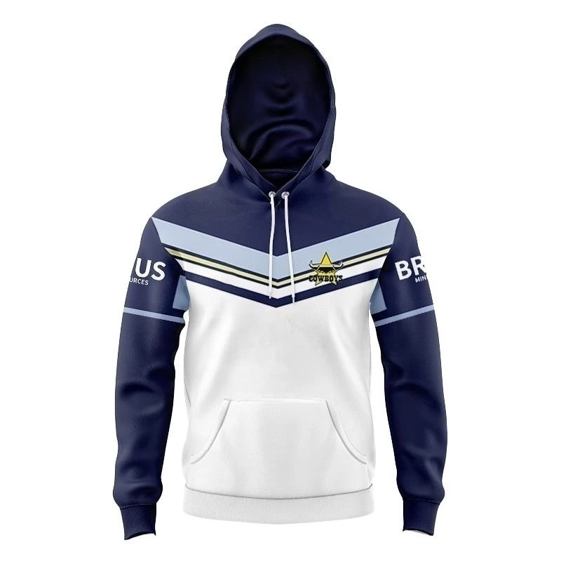 North Queensland Cowboys Rugby Jersey Home Away ANZAC Indigenous Top Quality Kids Pullover Hooded Sweatshirts