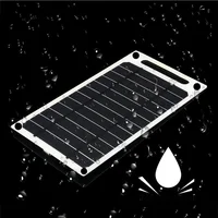 Panneau solaire 5V USB Type-C, Kit de charge portable et flexible, mini-système léger pour téléphones, voiture, camping, randonnée, banques d'alimentation IP65 2