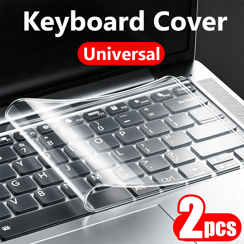Premium Laptop Keyboard Protector - Clear, Soft, Waterproof, and Dustproof Cover for 15.6 to 17.3 Notebooks