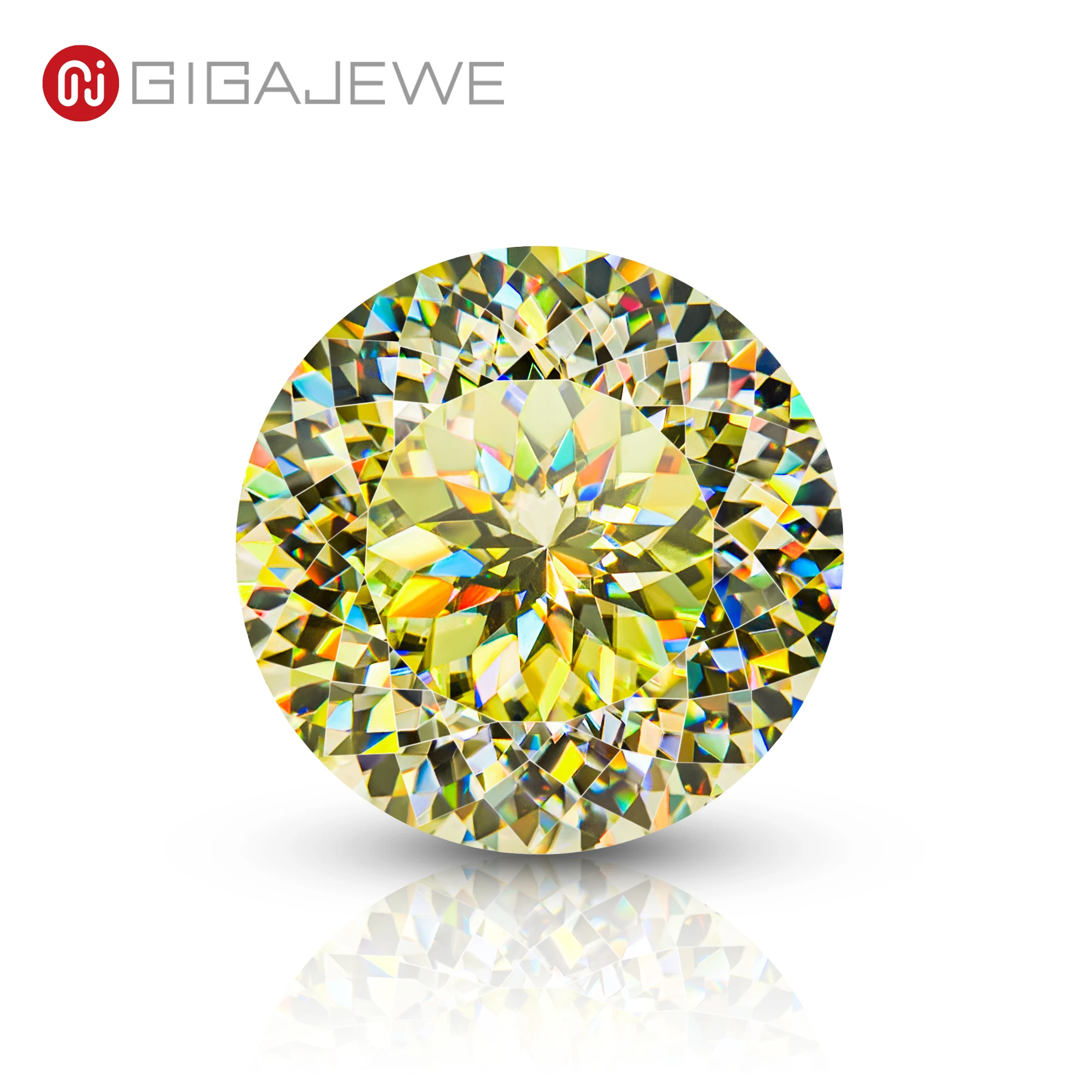 

GIGAJEWE Moissanite заказной португальский оливковый цвет VVS1 Премиум драгоценные Камни Свободный Алмазный тест прошел драгоценный камень для изготовления ювелирных изделий
