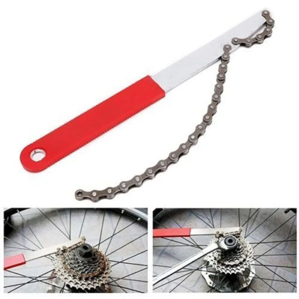 Bicycle Bike Freewheel Chain Whip Cog Cassette Sprocket Remover Breaker Tool Bicycle Repair Tool
