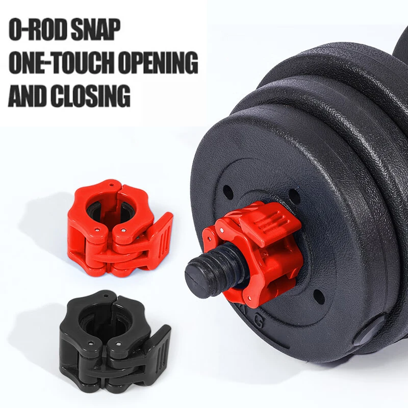 1 pair 2.5cm Barbell And Dumbbell Buckle Austrian Pole Buckle Nut Quick Release Fixing Accessory for Fitness Equipment