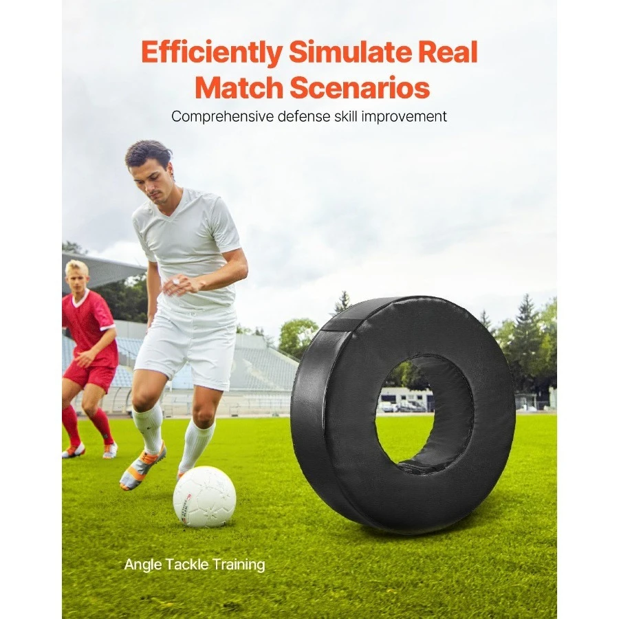 Football Tackle Wheel, Football Tackling Dummy, Waterproof PVC and High-Density Sponge Tackle Ring, Dummies Training Equipment