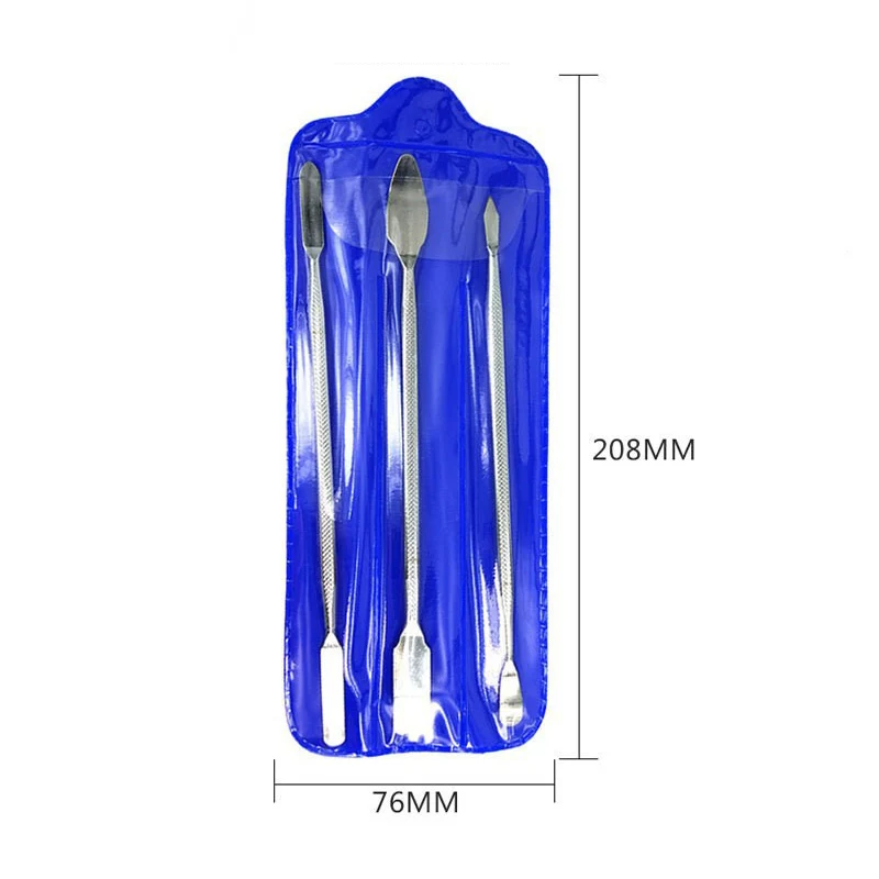 3 adet akıllı telefon tablet tamir aracı seti Metal gözetleme bıçağı Spudger açılış sökme alet takımı mobil cihazlar için