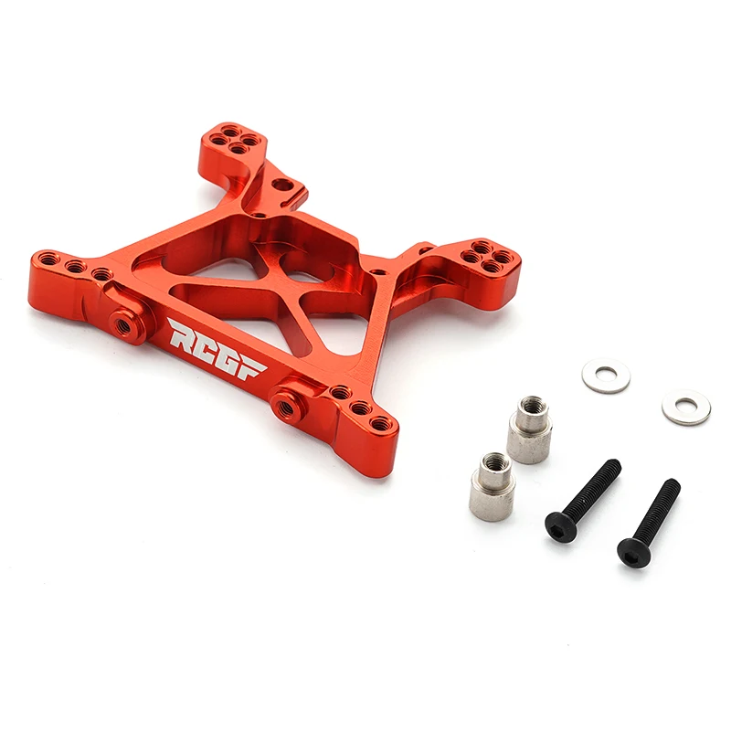 

Aluminum Alloy Adjustable Front Shock Tower For 1 10 TRAXXAS SLASH 4x4 RC Car Part RC Car Accessories Replacement Parts Red