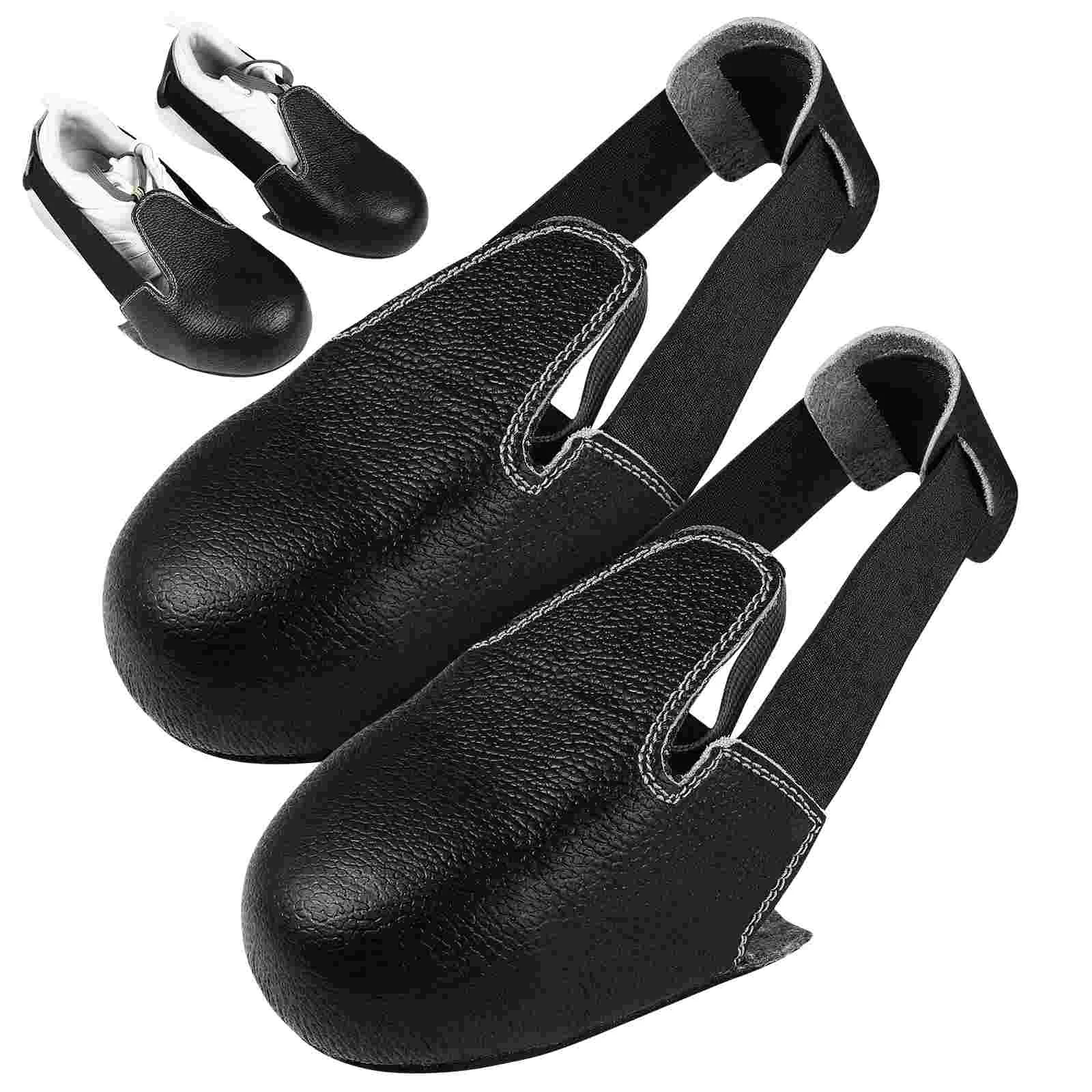 

1 Pair of Safety Overshoes with Steel Toe Cap Non-slip Easy Fitting Overshoe with Comfort Strap for Production Area Plant Site