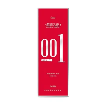 PERSONAGE 24Pcs Ultra-Thin 001 Hyaluronic Acid Large Oil Condom Lubricated Smooth Penis Sleeve Contraception Sex Product for Men 1