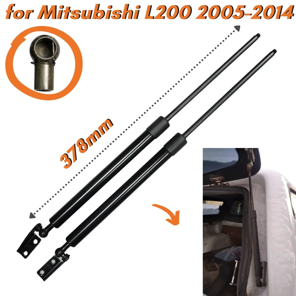 

Qty(2) Hardtop Rear Window Struts for Mitsubishi L200 Triton Strada KA/KB Pickup 2005-2014 Gas Springs Shock Absorbers Lifter