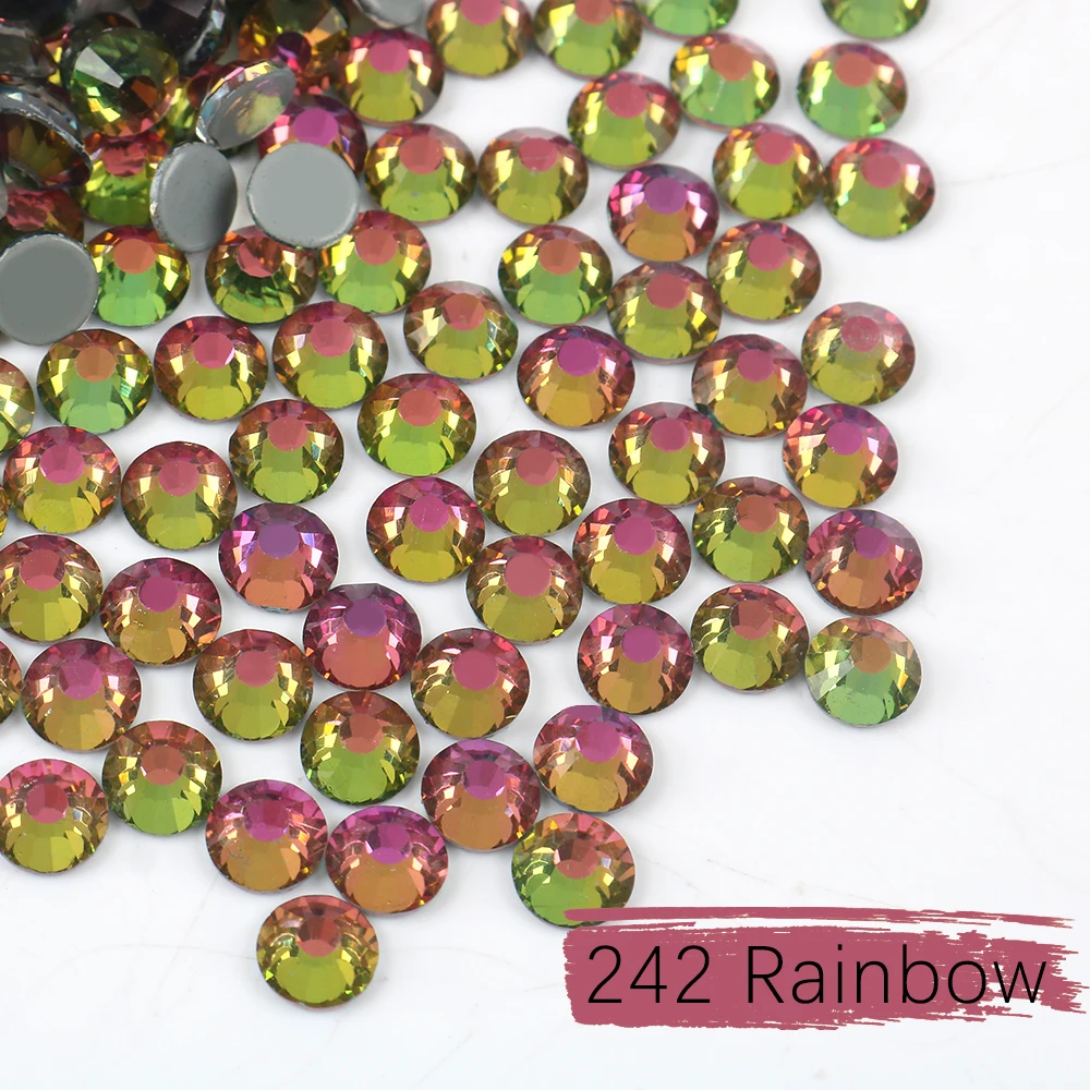 Sparkling Crystal Glass Rhinestones for Clothing and Garment Decoration