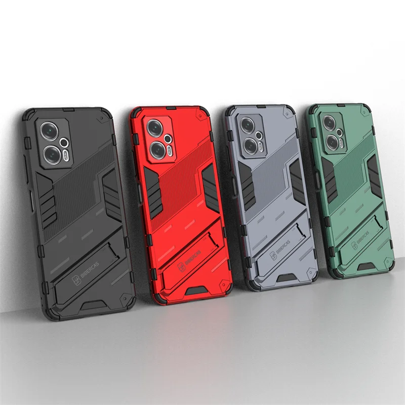 Per Xiaomi Poco X4 Gt Case Poco X4 Gt Cover 6.6 Pollici Punk Style Hard Armor Staffa Paraurti Per Poco X4 F4 Gt F4 X4 M4 X3 Pro
