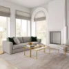 Rectangular Nested Coffee Table in Brass, Modern coffee tables for living room, studio apartment essentials 6