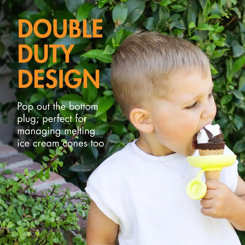 Drip Free Popsicle Holder Rack Anti-flow Ice Cream Bracket Anti-drip Tray Reusable Portable Popsicle Protectors Kids popsicle rack