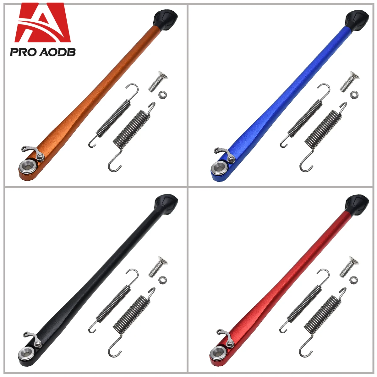 Durable Parking Side Stand Kickstand with Spring Kit