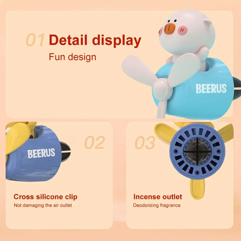 Car Air Freshener Rotating Propeller Auto Accessories