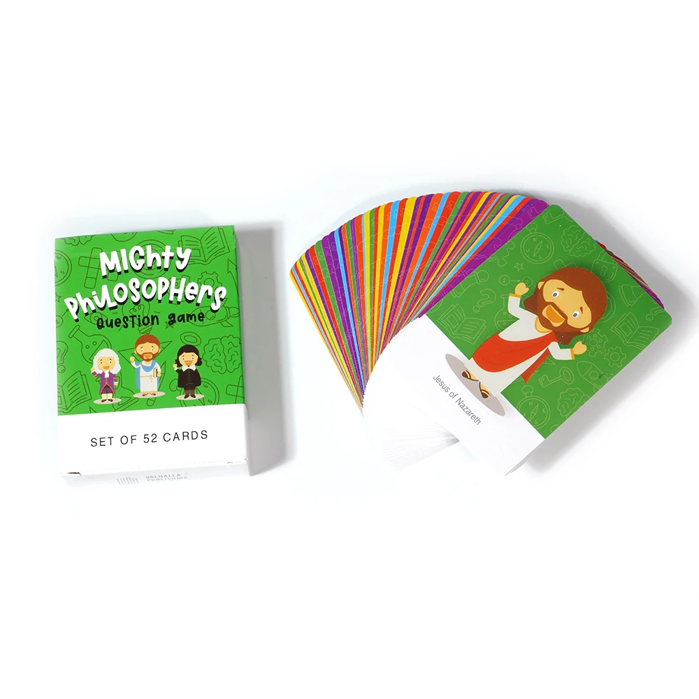 The School of Mindfulness Mighty Philosophers Question Deck Card Game for Children Take Turns Asking and Answering Imaginative 6