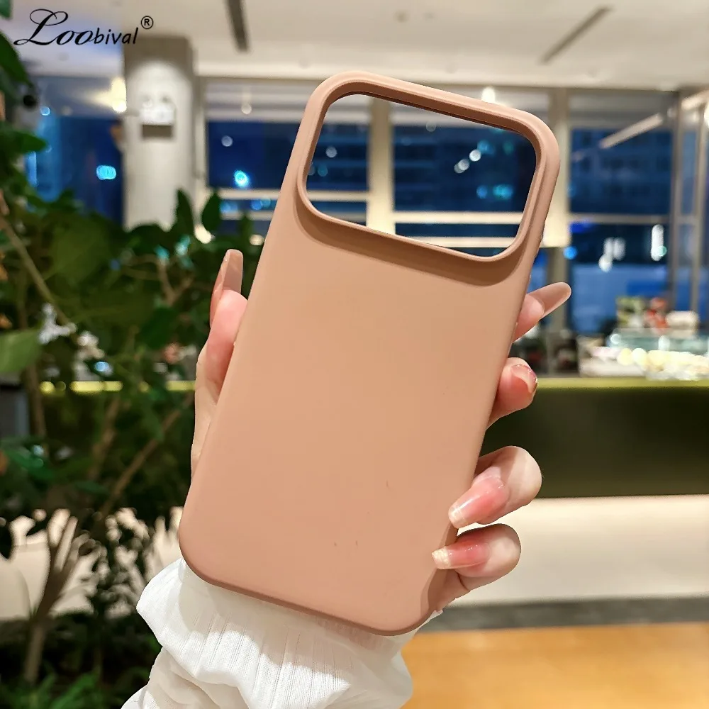 Candy Solid Color Case For Iphone 17 16 15 14 Pro Max Air Plus 12 13 11 Soft Liquid Silicone Slim Shockproof_voghion.com