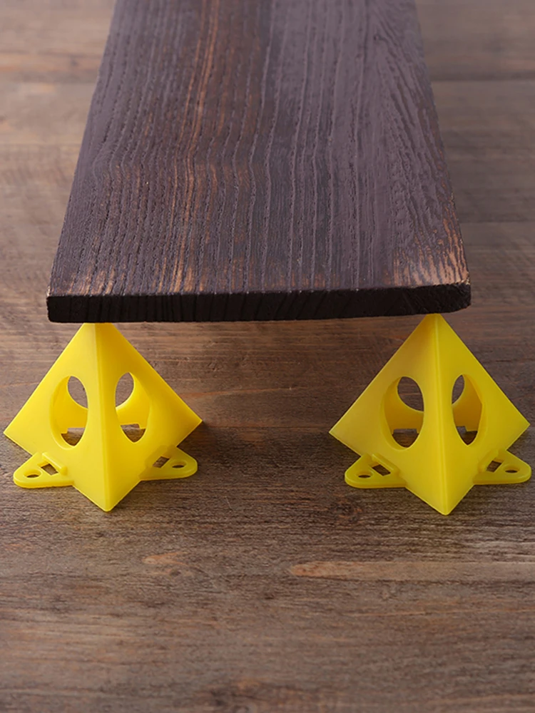 10pcs Pyramid Stands Set Triangle Stands Paint Tool Triangle Paint Pads Feet for Woodworking
