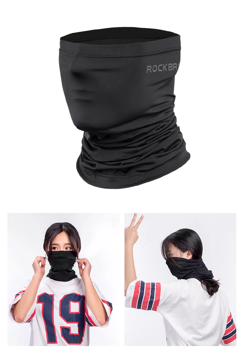 Sunscreen Cycling Face Mask UV400 Absorb Sweat Breathable Bandana Multi Hiking M