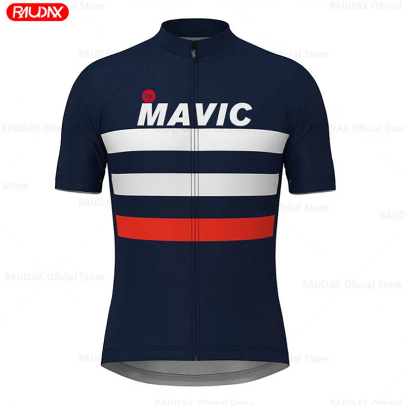 Maillot De Cyclisme Homme Mavic Ksyrium - Manches Courtes - Blanc/Bleu Orion - Taille M