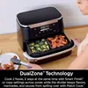 Ninja DZ071 Foodi 6-in-1 FlexBasket Air Fryer with 7-QT MegaZone & Basket Divider for Large Proteins & Full Meals 4