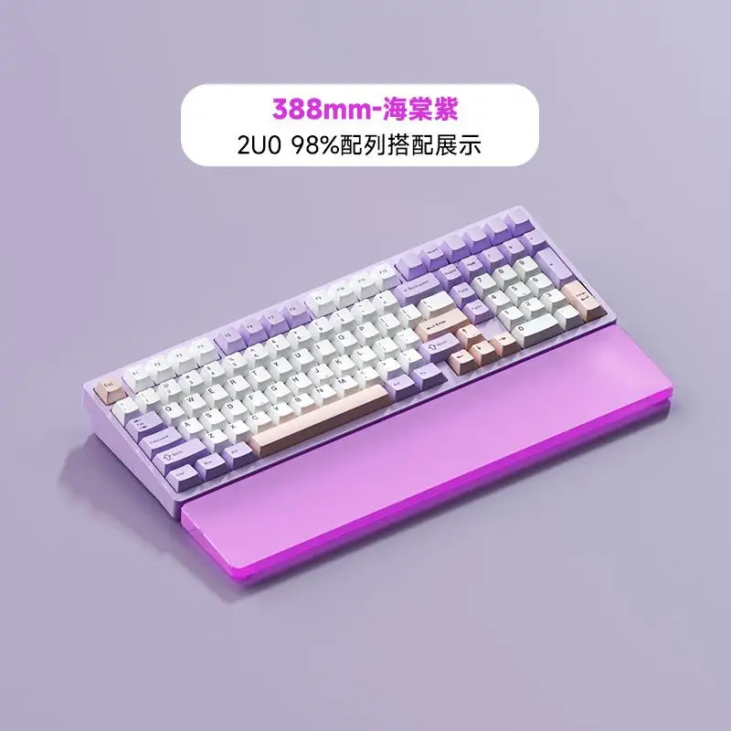 컬러 바 아크릴 손목 받침대 팜 패드 75%/80%/98% 기계식 키보드 자기 축 687 키 서리로 덥은 높은 투명도 손 받침대