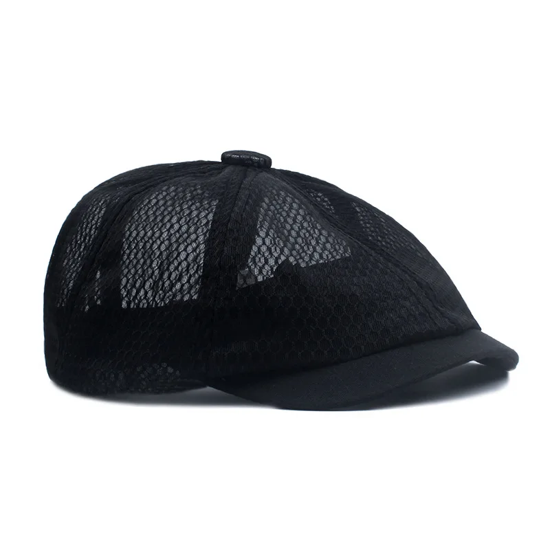 Breathable Summer Men's Beret Hat 57-61cm