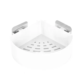 ห้องน้ำชั้นวางห้องน้ำกาวเจลตะกร้าตกแต่งห้องน้ำฝักบัวราวแขวนอุปกรณ์เสริม 13