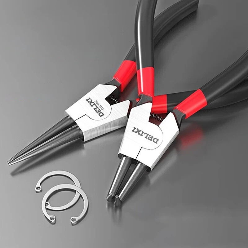 Circlip Pliers Needle Nose Pliers For Removing Installing Puller Retaining Locking Rings Shafts