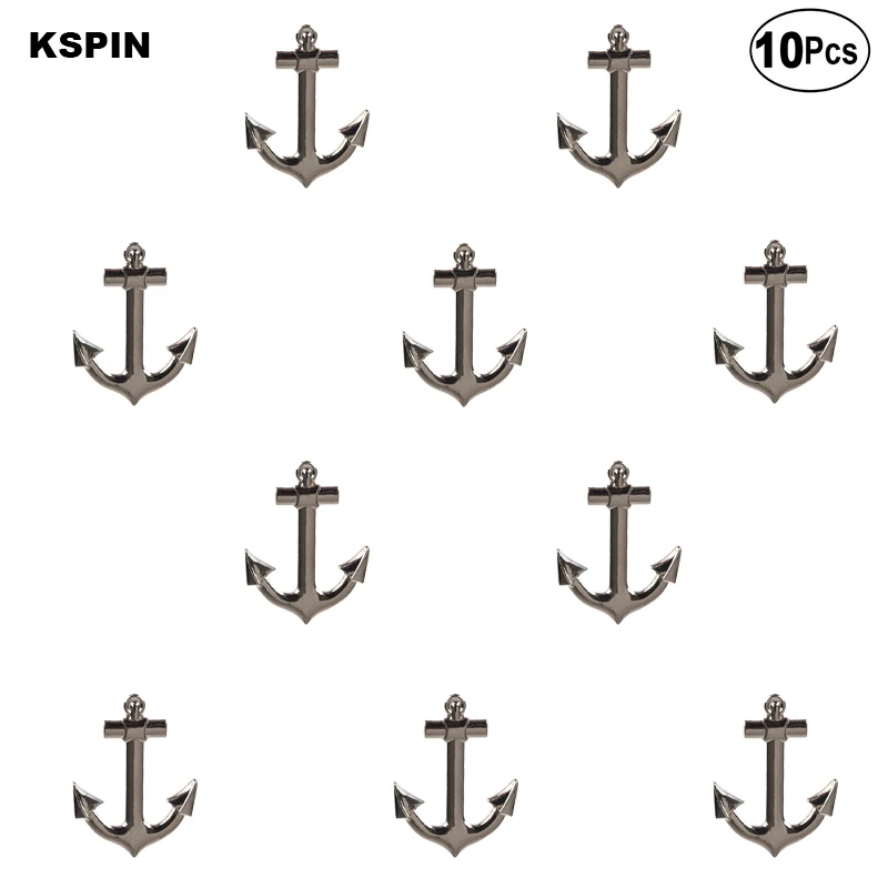 

Anchor Badge Lapel Pin Flag badge Brooch Pins Badges 10Pcs a Lot