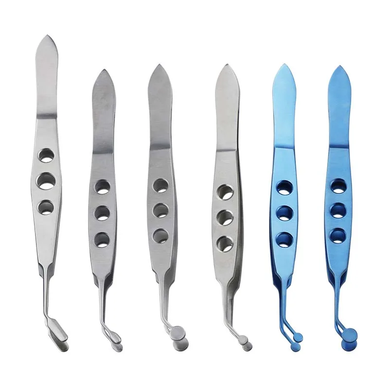 

6types Meibomian Massage Tweezers Stainless Steel/titanium Clamp Gland Flap Eyelid Forceps Ophthalmic Surgery Instrument 1pcs