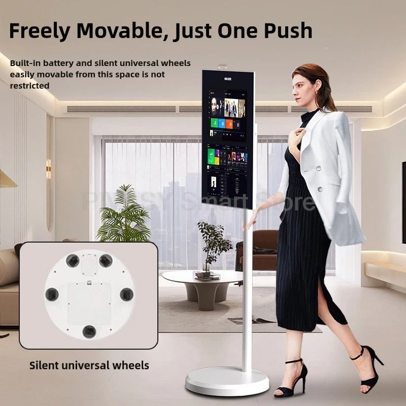 Popular 21.5 Inch Smart Display Touch Screen Android 12 Portable Smart Tv Indoor Conference Mobile Monitor for Gym Gaming Live - Image 4