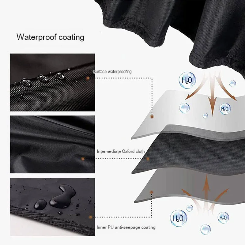 Patio Furniture Cover Real Outdoor Rain and Snow Chair Sofa Table and Chair Dust Cover for Garden Patio Furniture