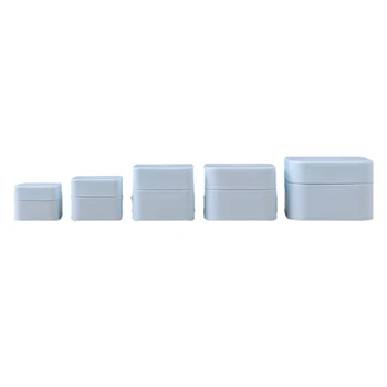 1Pcs Square Tight Waist Container Empty Travel PP Facial Cream Jar Cosmetic Plastic Box Cosmetic Refillable Bottle 10g/30g - Thumbnail 7