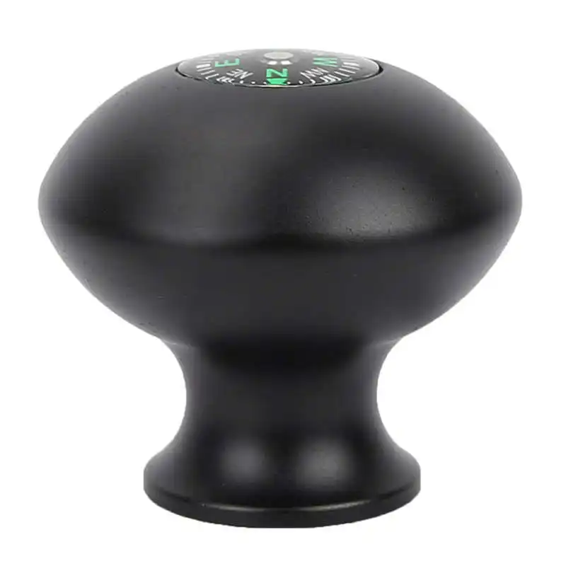 Outdoor Universal Pole Stick Monopod Head Grip Knob with Compass