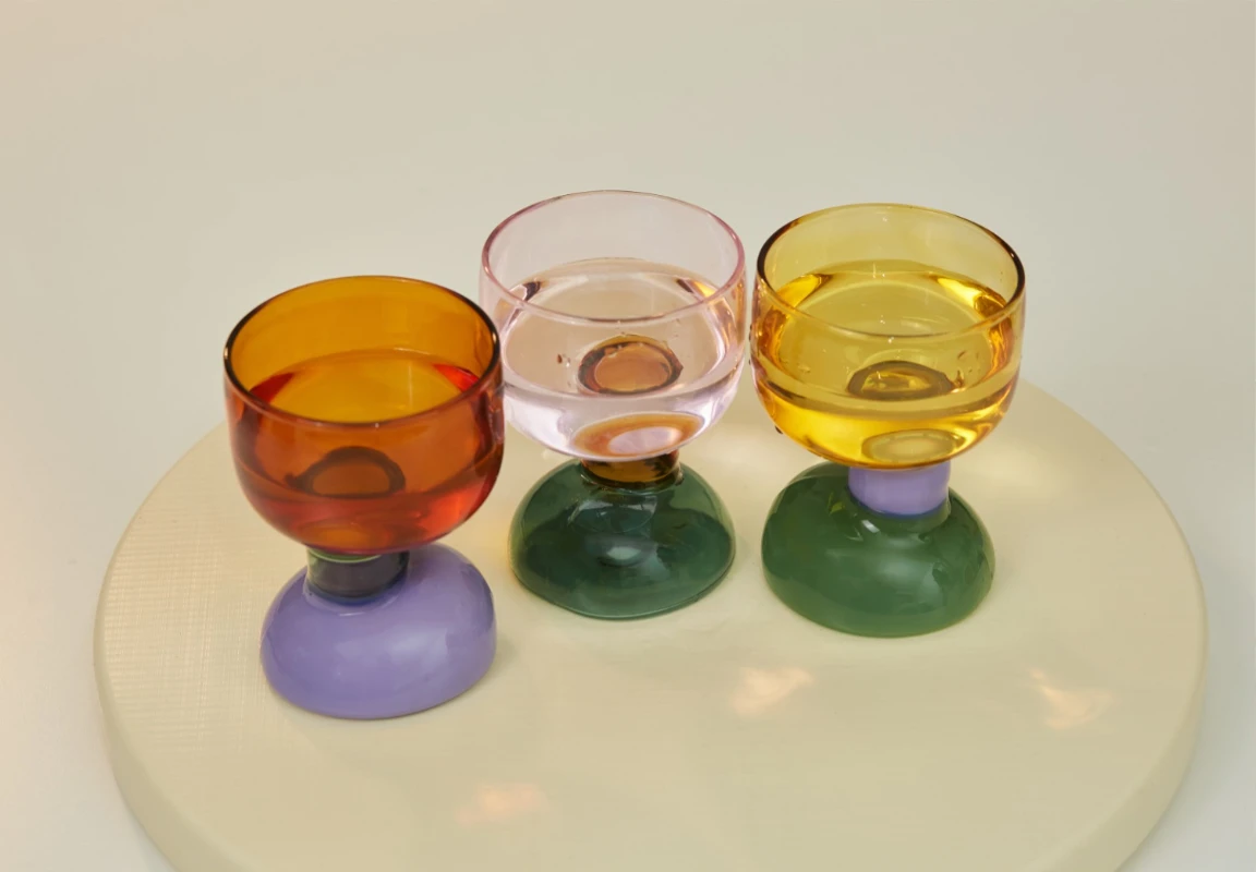 1PC Floriddle Cocktail Glass Wine Glasses Martini Glass Whiskey Goblet Tea Cup Drinking Glasses Coffee Mug 6.7oz