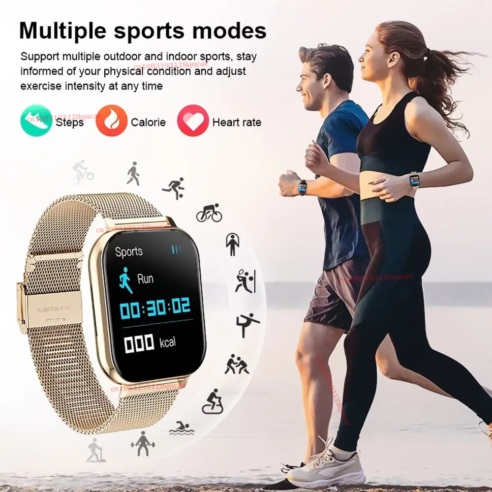 2026 2.01'' HD-display Oproep beantwoorden en plaatsen Berichtvoorbeeld Sportmodi Zelfkiezer Weersvoorspelling Smartwatch voor mannen en vrouwen_voghion.com
