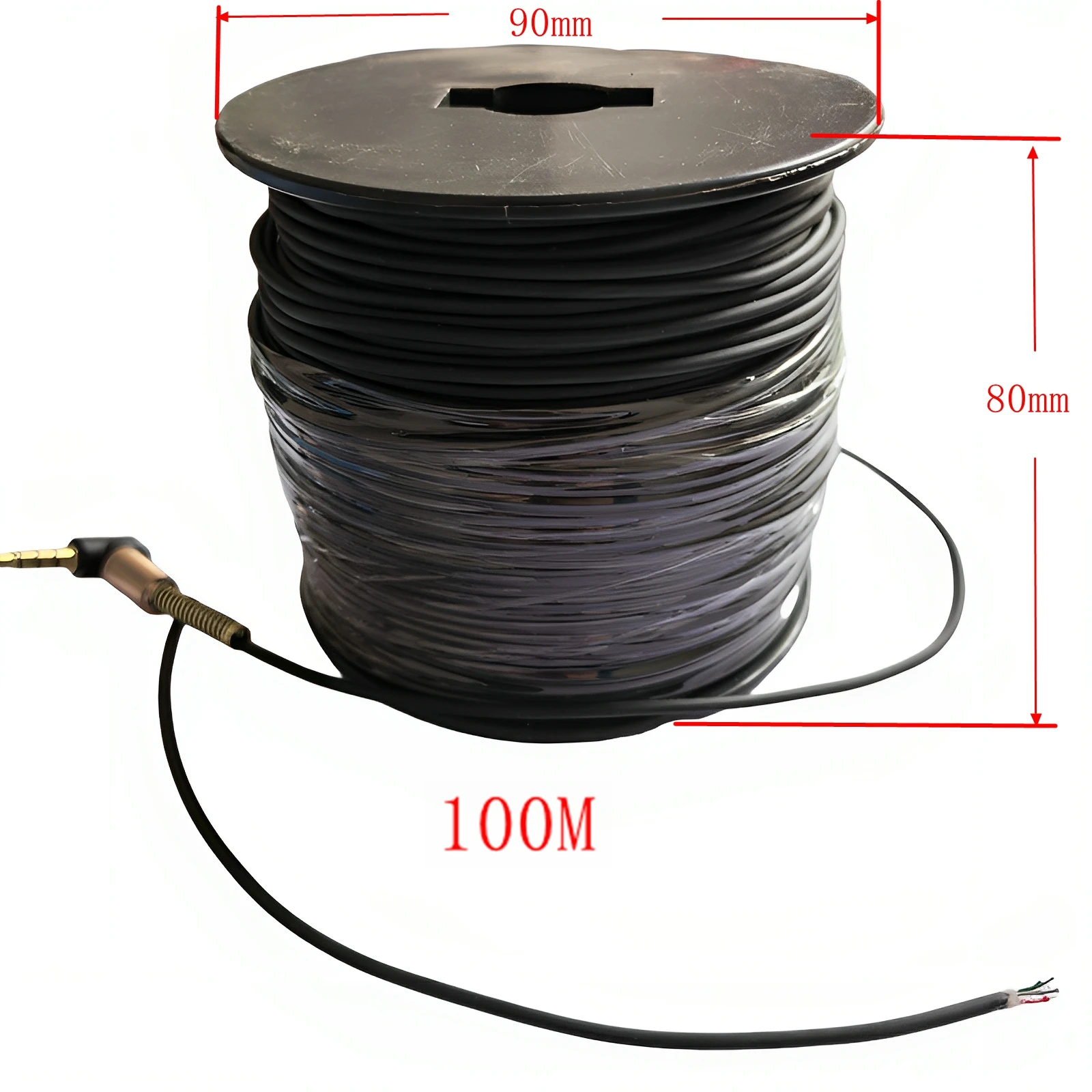 Chambre sous-marine cable4-core caméra d'imagerie sous-marine câble 100M tête de casque salle de plongée accessoires de pêche