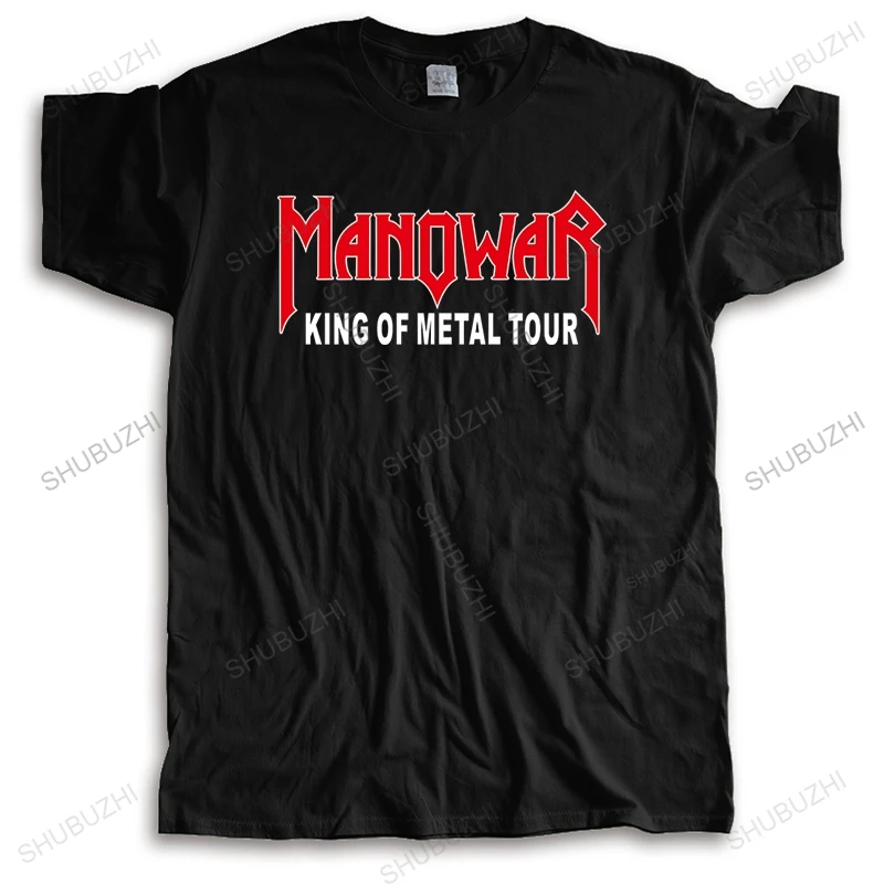 Vendita Calda Homme Estate T-Shirt Marca O-Collo Magliette Rare Manowar Kings Of Metal Vtg Moda Cotone Unisex Teeshirt Euro Size