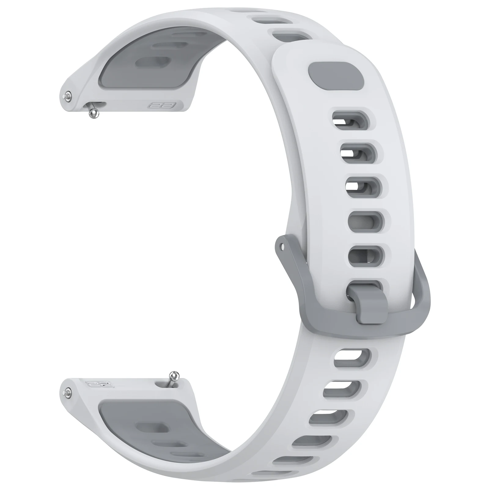 Versatile 22mm Silicone Watch Band - Comfortable & Durable Strap for Smartwatches