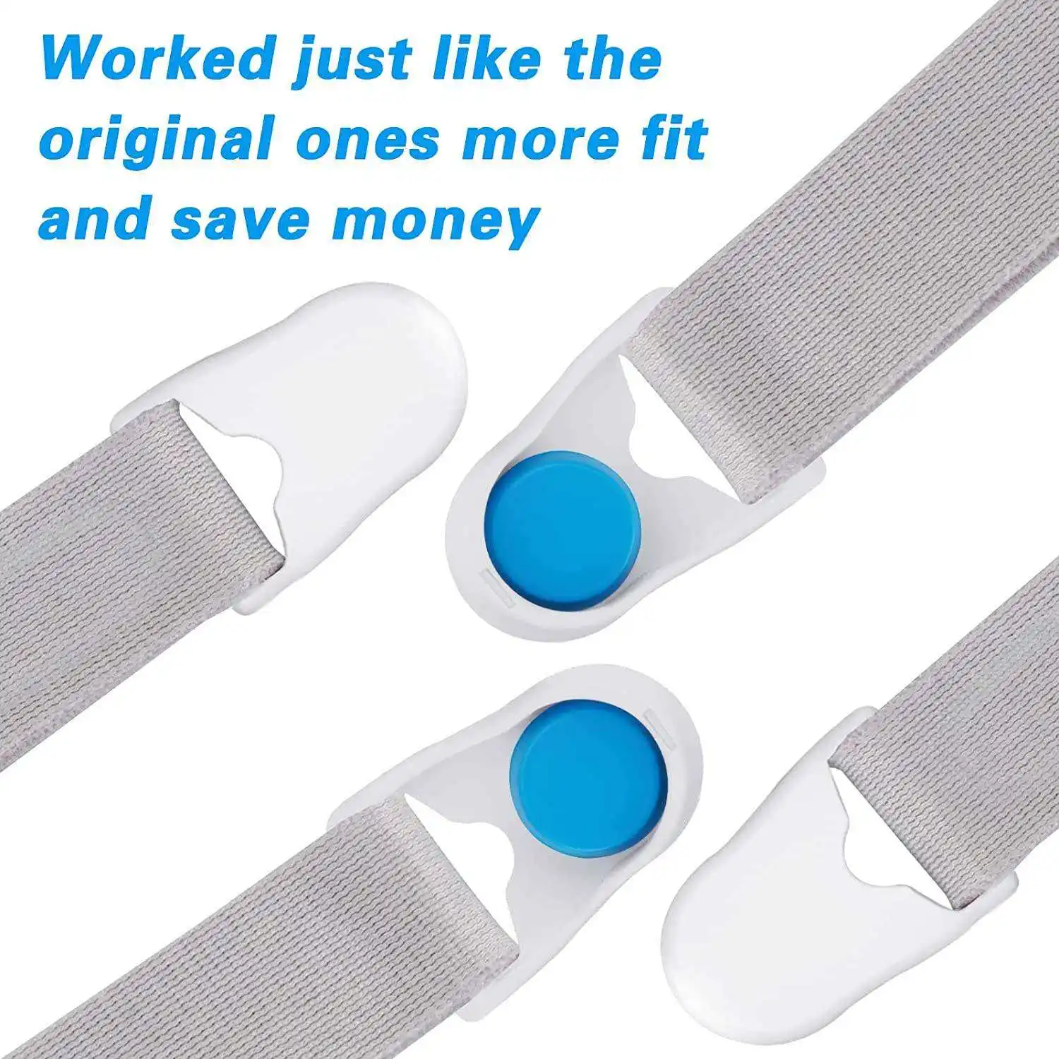 Description Picture 3 of item4pcs Quick-Disconnect Magnetic Headgear CPAP Clips Compatible With Resmed AirFit F20 F30 N20, Compatible With AirTouch F20 F30 N
