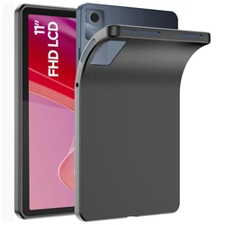 Slim Design Soft Silicone Protective Black Cover for Tab M11 2024 (Black Soft Case)