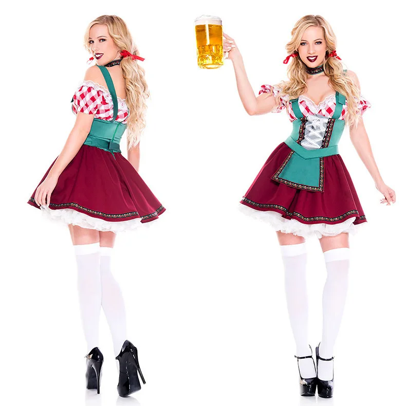 

Beer Festival Sexy Dress Adult Cosplay Party Costumes Maid's Uniform Fashion Sets Woman Carnival Stage Performance Clothing