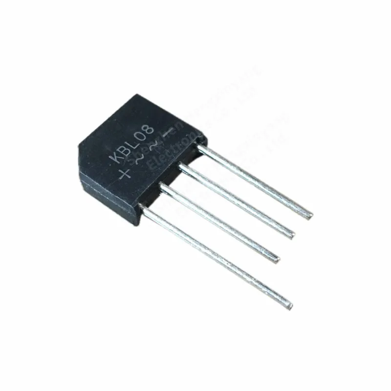 10PCS KBL08 rectifier bridge stack flat bridge 4-pin rectifier package KBL