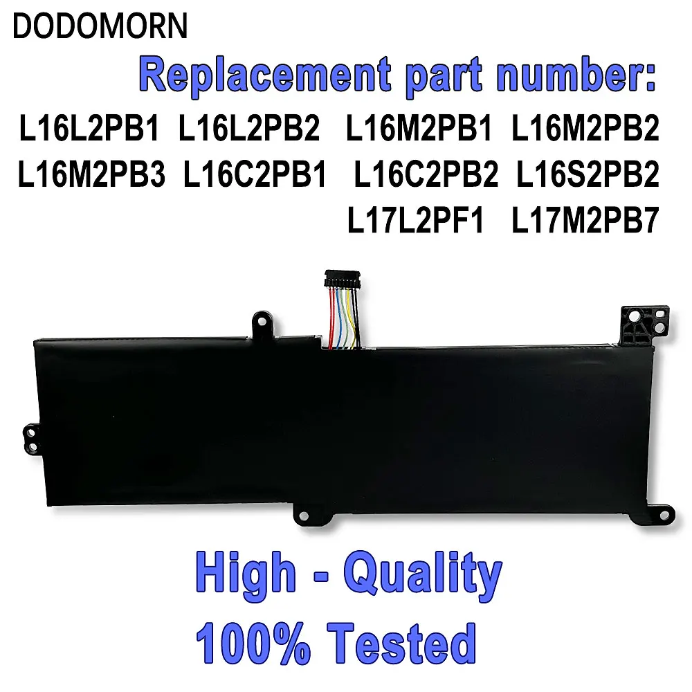 Dodomorn-bateria do Portátil para Lenovo Ideapad L16m2pb1 L16c2pb1 L16c2pb2 L16s2pb2 L16s2pb2 L16s2pb2 L16s2pb2 Bateria do Portátil - Imagem 4