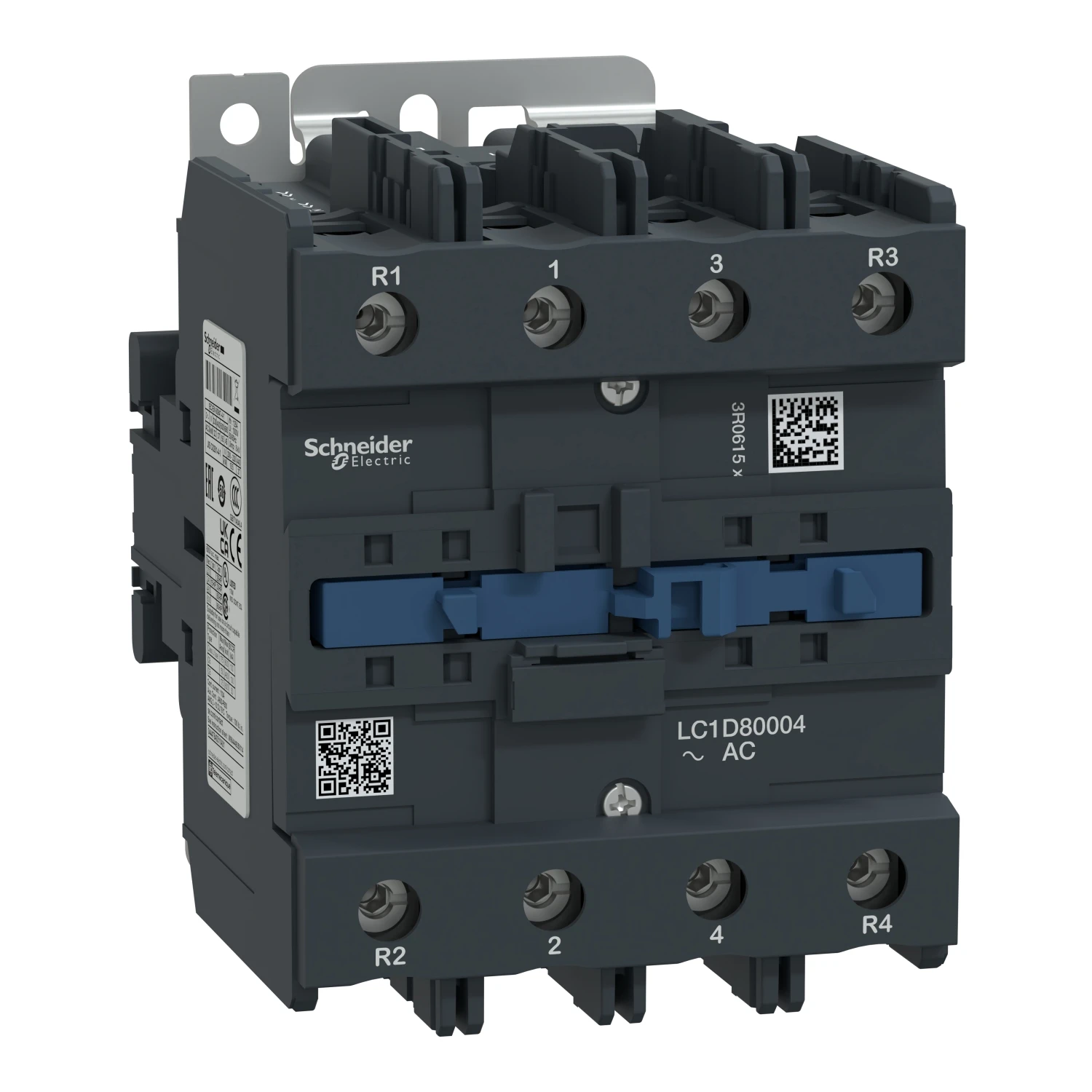 컨택터 - 4P(4 NO) - AC-1 - = 440V 125A - 48V AC 50/60Hz 코일 LC1D80004E7